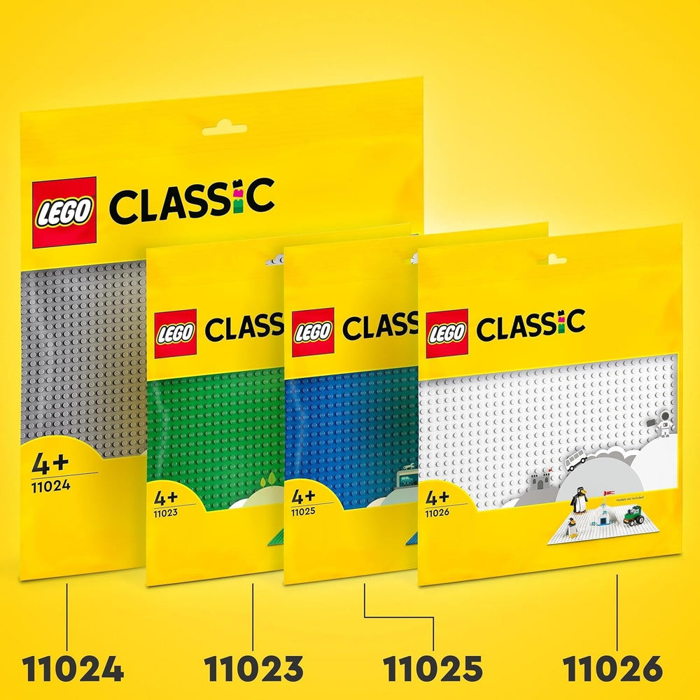 LEGO 11026 Plaque de base carrée blanche classique avec empreintes 32 x 32 comme ensembles de base Jouets de construction Besuche den LEGO-Store