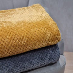 Couvre-lit HOMLA Noah 220 X 240 Cm - couvre-lit canapé couverture confortable - moelleux et doux - gris polyester Lits et couvertures Besuche den HOMLA-Store