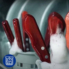 Tramontina PIZZA Besteck, 8-Tlg Set, Für 4 Personen, Rostfreier Edelstahl, Fsc-Zertifizierte Holzgriffe, Spülmaschinenfest Kitchen Naty Shop