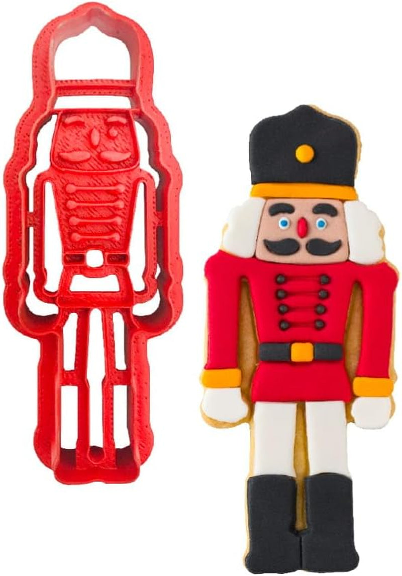 0255045 Boîte à biscuits en plastique, type casse-noix, rouge