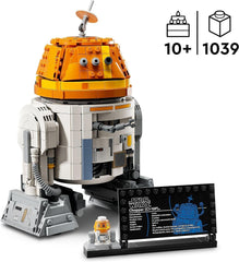 Figurine LEGO Star Wars 75416 Ahsoka Astromech Droid Chopper (C1-10P) - jouet avec tête mobile, bras amovibles et roue centrale - cadeau pour les fans d'Ahsoka, garçons et filles de plus de 10 ans Jeux de construction Besuche den LEGO-Store