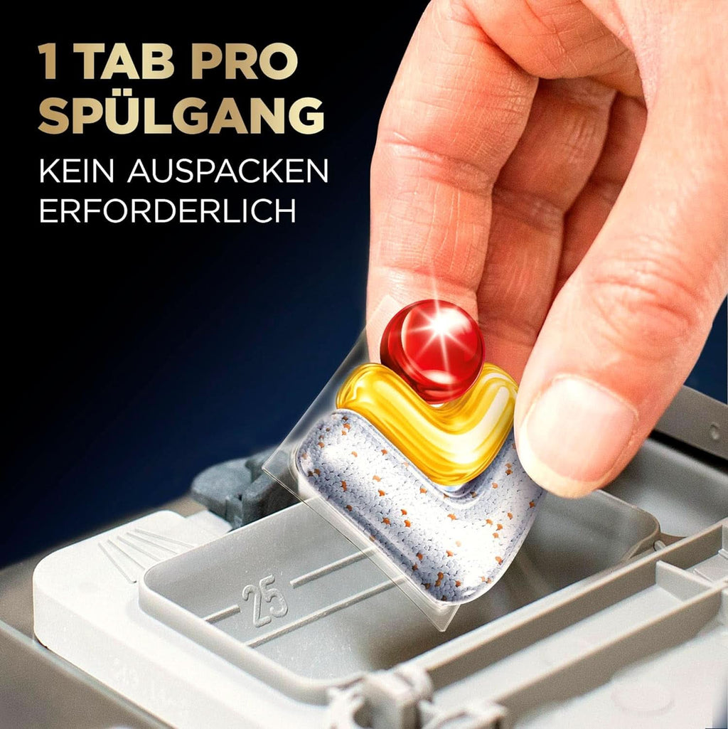 Finish Ultimate plus Infinity Shine Citrus Dishwasher Tabs - Tablete pentru mașină de spălat vase, curățare intensivă - 105 capsule, lămâie Naty Shop