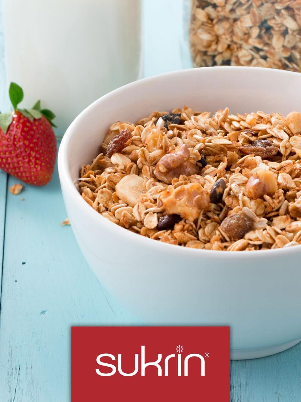 Sukrin Erythritol, alternativa naturală la zahăr fără calorii, 1 pachet, 500 grame Indulcitori Naty Shop