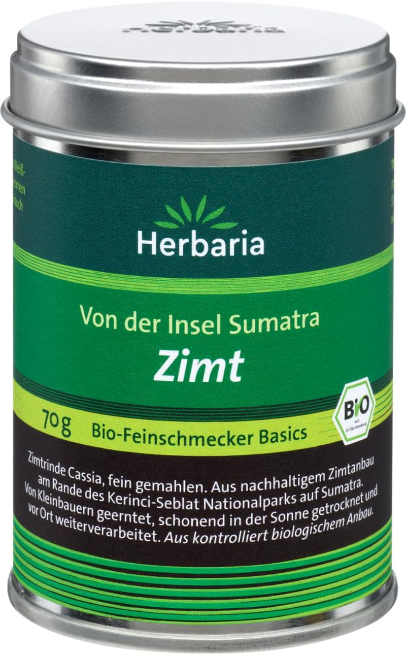 Herbaria Zimt bio, 2er Pack (2 x 70 g)