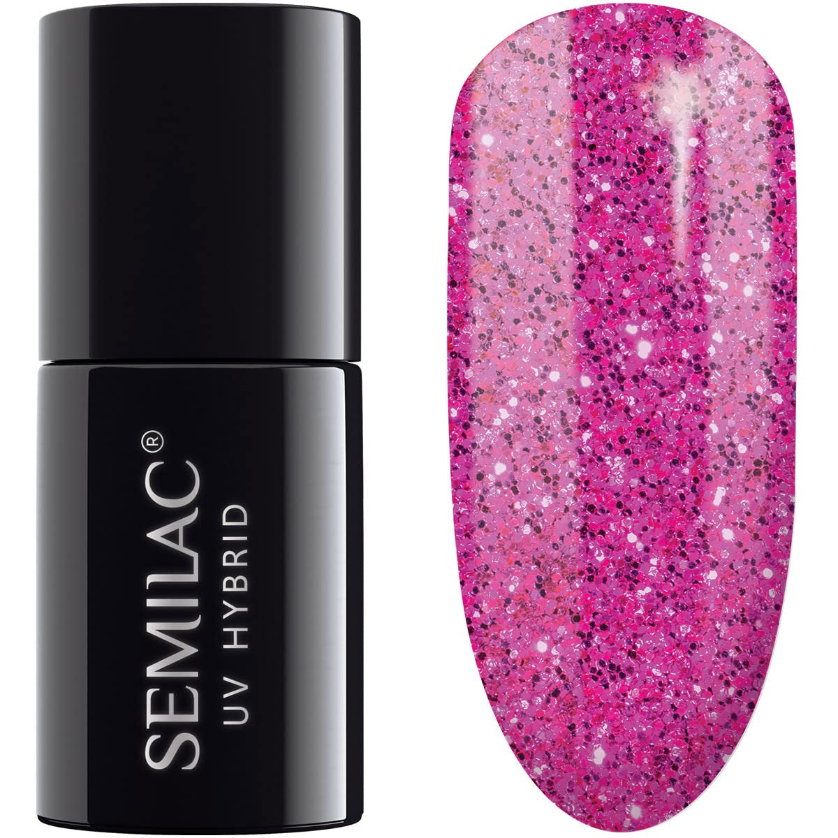 Semilac UV Nagellack Hybrid 404 Muffin aux haricots noirs 7 ml Kollektion Tastes of Fall