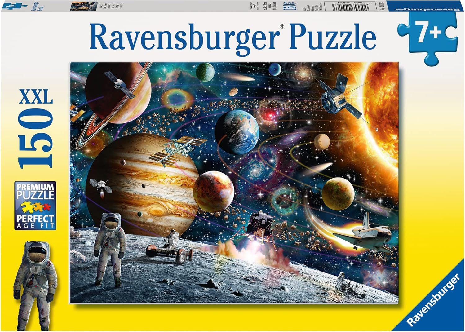 Puzzle Ravensburger pour enfants - 10016 Dans l'espace - Puzzle spatial pour enfants à partir de 7 ans de 150 pièces au format XXL Puzzle Naty Shop Dans l'espace