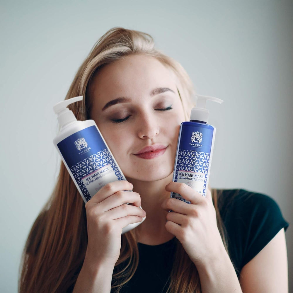 Valquer Profesional Ice Hair Mask - Masque capillaire ultra-hydratant sans sulfates, sels et silicones Masque capillaire Naty Shop
