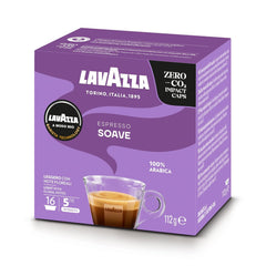 Lavazza, A Modo Mio Soave 256 Capsules de café, pour un espresso léger et élégant avec des notes aromatiques de fleurs, 100% Arabica, Intensité 5/13, Röstung moyen, 16 Packungen mit je 16