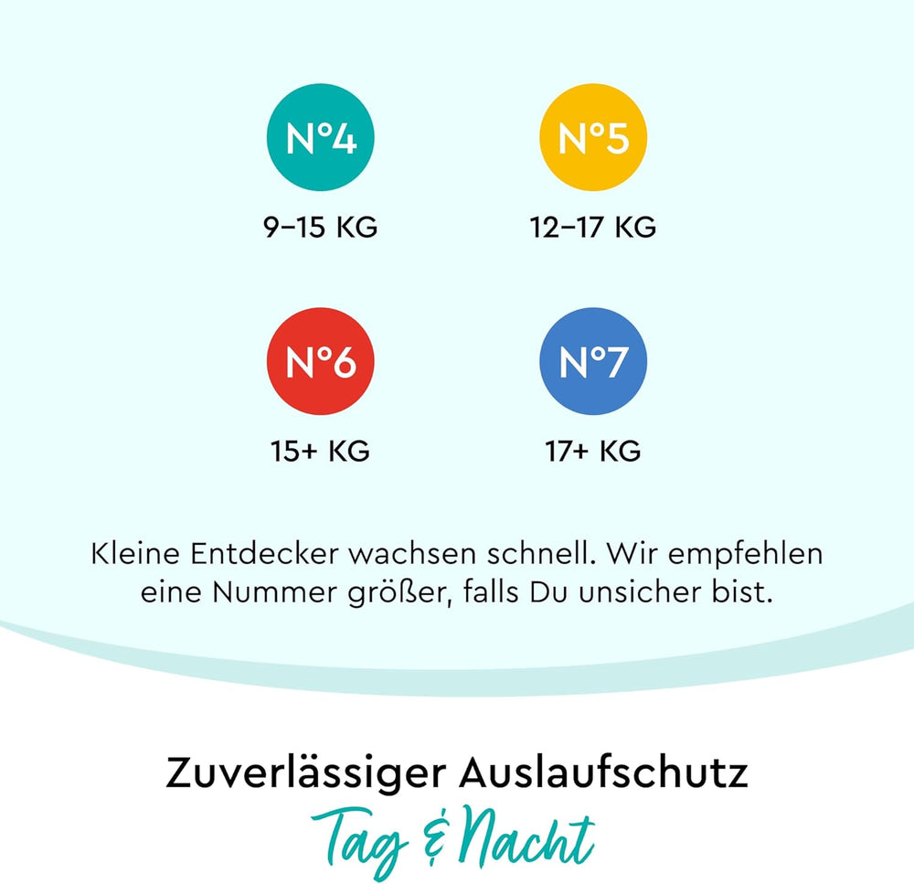 LILLYDOO Pantalons respectueux de la peau Taille 5 (12-17 kg) Boîte mensuelle (105 pièces)