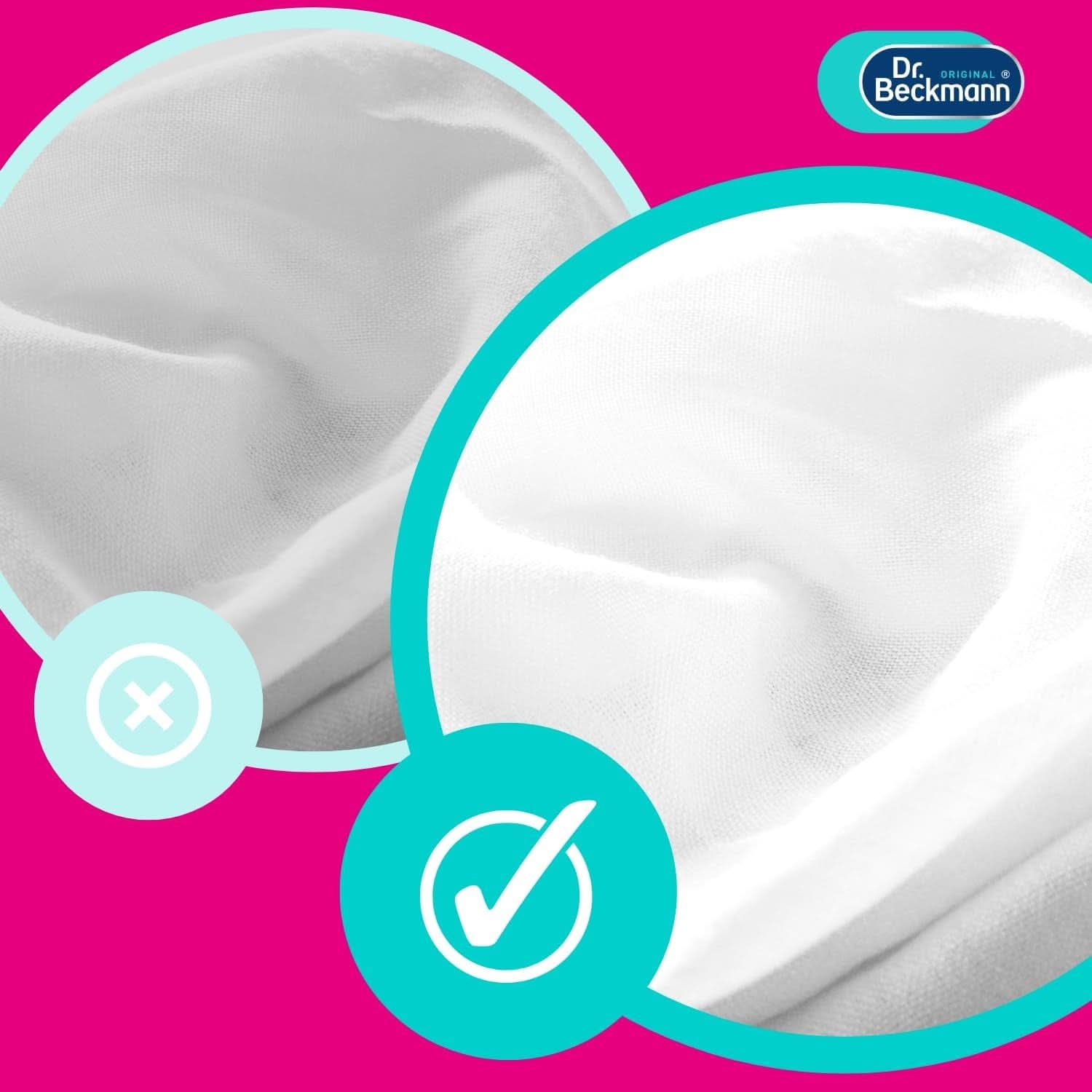 Dr. Beckmann Fest Lingettes, Active-White, 15 lingettes Détergents à lessive Naty Shop