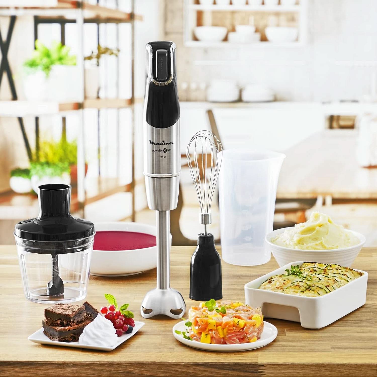 Infinyforce Pro Standmixer 1200W, Hochleistungsklingen, Schnelle Ergebnisse, Ergonomische Geschwindigkeitregelung, Geschwindigkeitregelung, Abnehmbare Spülmaschinenfeste Teile DD95JD10 Cuisine Naty Shop