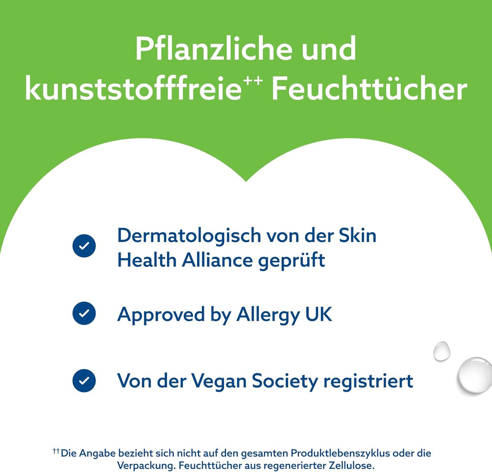 Lingettes humides WaterWipes Sensitive+ Hydrating Boost, lingettes hydratantes, 720 unités (paquet de 12), 3 en 1 propres, soignent, hydratent, 99 % d'eau d'aloe vera, lingettes pour bébé non parfumées