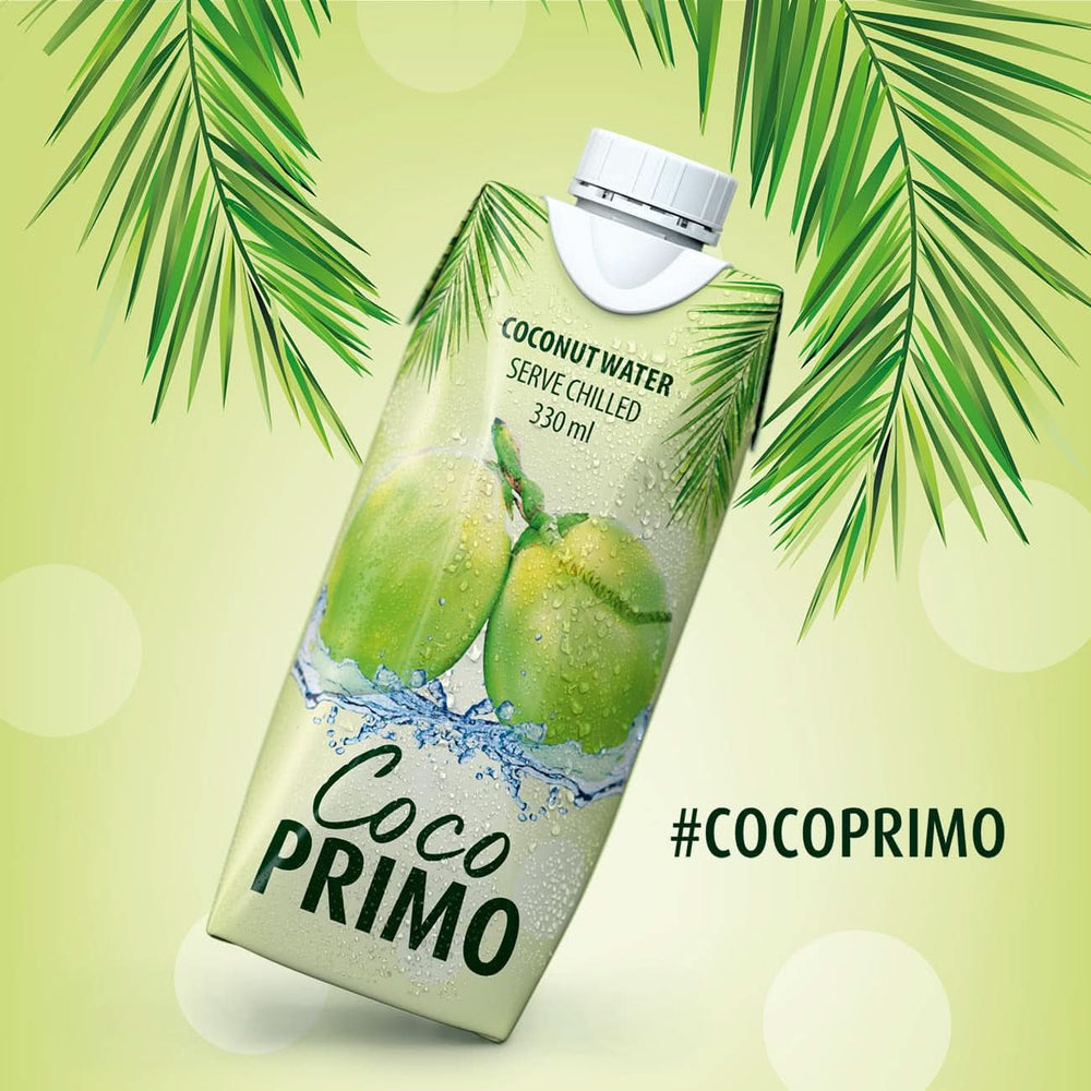 Eau de Coco, Pure, Boisson Sportive, Désaltérante, 12 X 330ml Boissons Sans Alcool Naty Shop