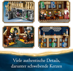 LEGO Harry Potter Schloss Hogwarts: Die Große Halle, Zauberer-Spielzeug zum Sammeln, mit 11 Minifiguren, darunter auch Hermine Granger, magisches Geschenk für Jungen und Mädchen 76435