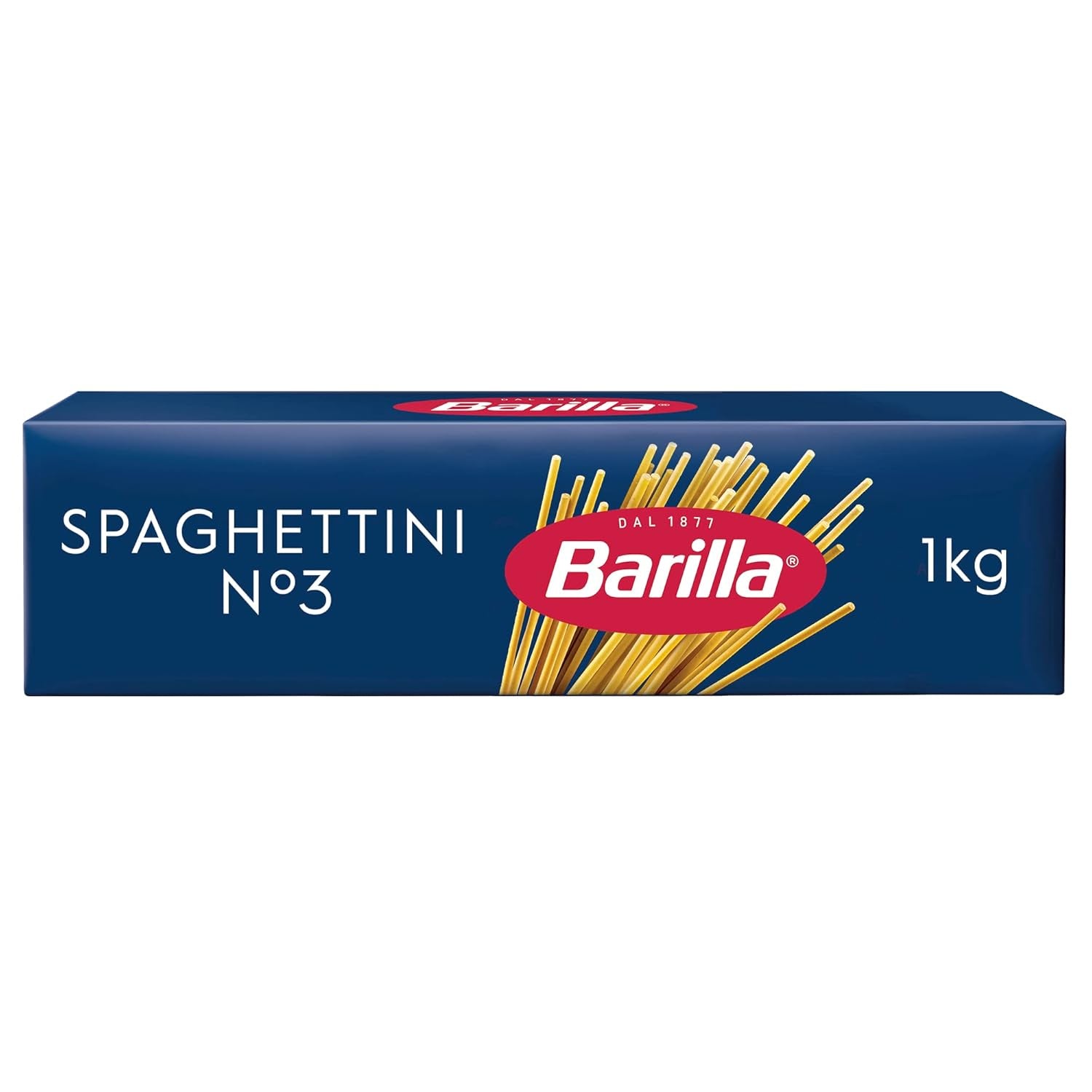 Barilla Pasta Klassische Spaghetti n.5 aus Hartweizen de haute qualité immergé al dente, (1 x 500 g), geschmacklos