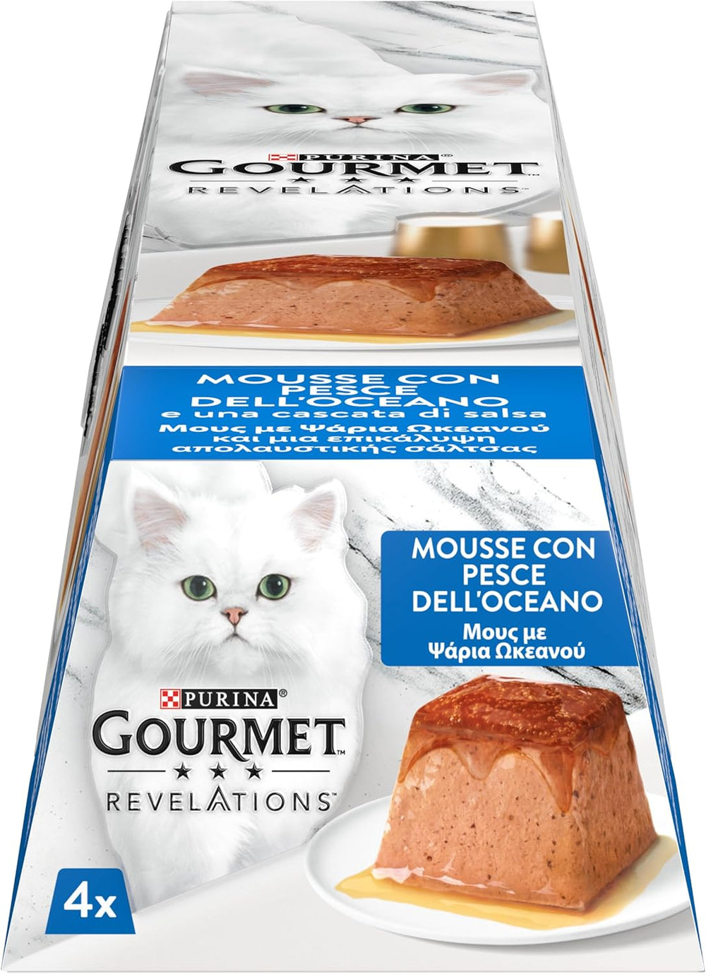 Nourriture humide pour chats Revelations aux poissons de mer, 24 x 57 g