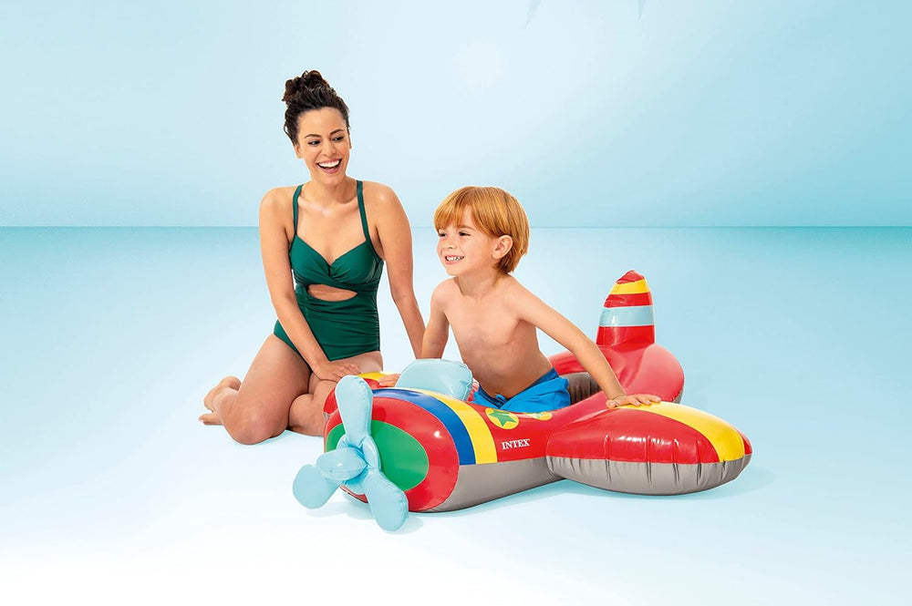 Intex Pool Cruiser - Scaun gonflabil pentru bebeluși/barcă de înot, modele asortate