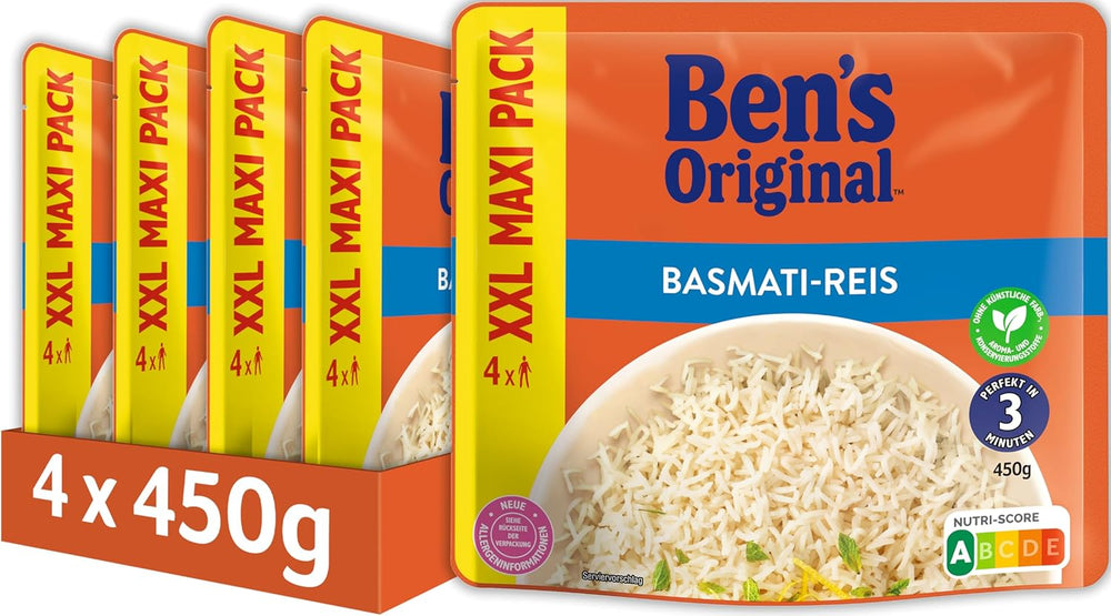 BEN'S ORIGINAL™ Riz basmati express 6 x 220 g