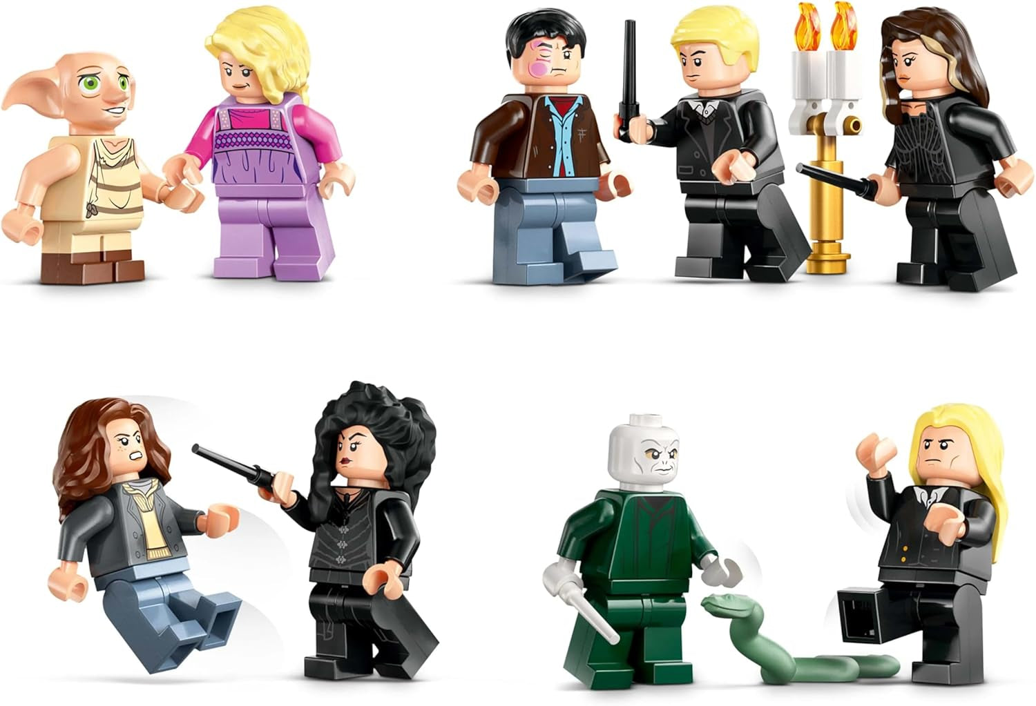 LEGO Harry Potter Malfoy Family Country Estate, jouet fantastique à collectionner et à exposer, cadeau pour garçons, filles et fans du monde sorcier, idée cadeau avec 9 figurines 76453 Jeux de construction Besuche den LEGO-Store