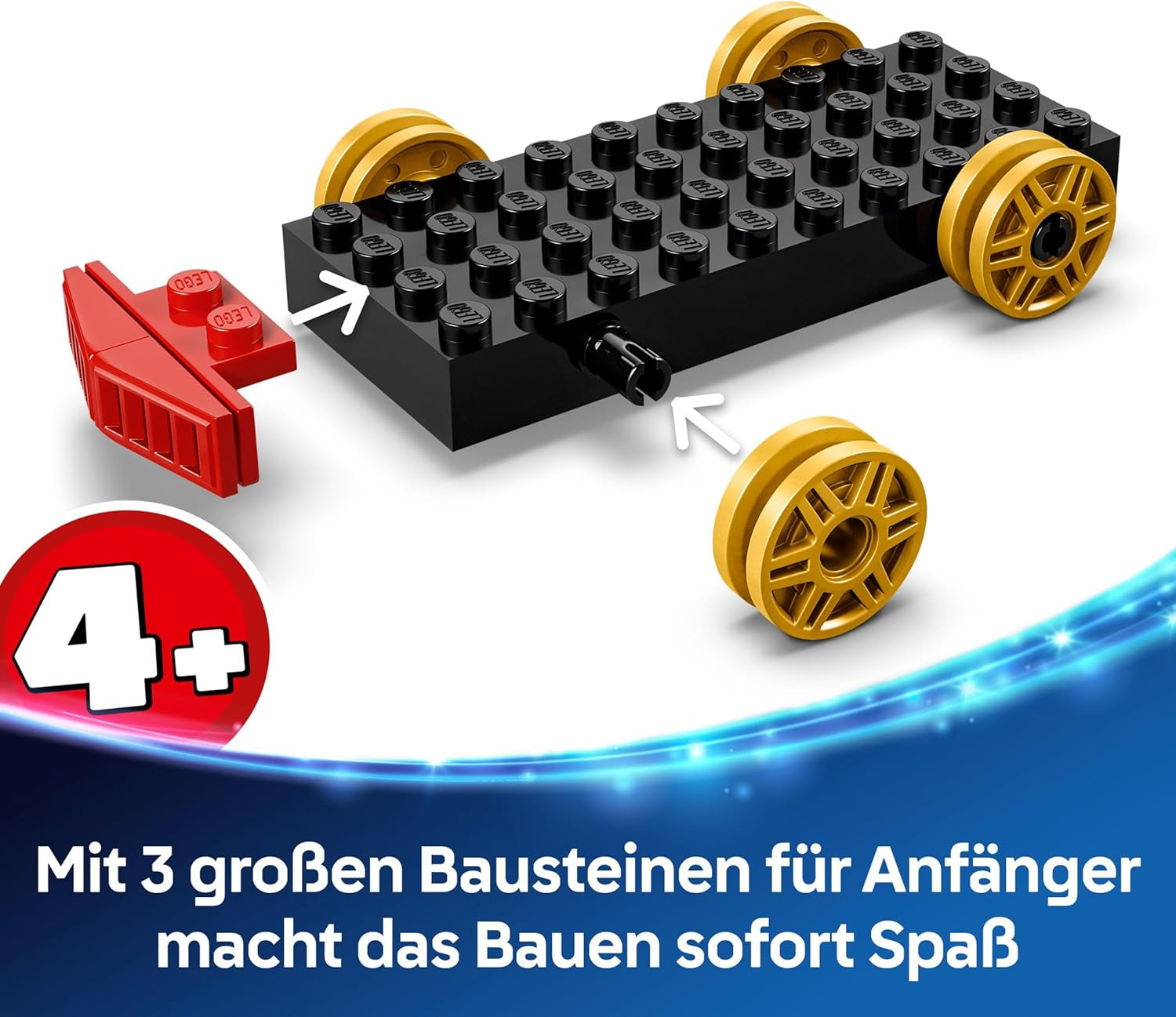 LEGO ǀ Disney and Pixar’s Partyzug und das Auto RC aus Toy Story - Mit Woody, Jessie, Porzellinchen und Buzz Lightyear Minifiguren – Kreatives Geschenk für Jungen & Mädchen ab 4 Jahren - 43264
