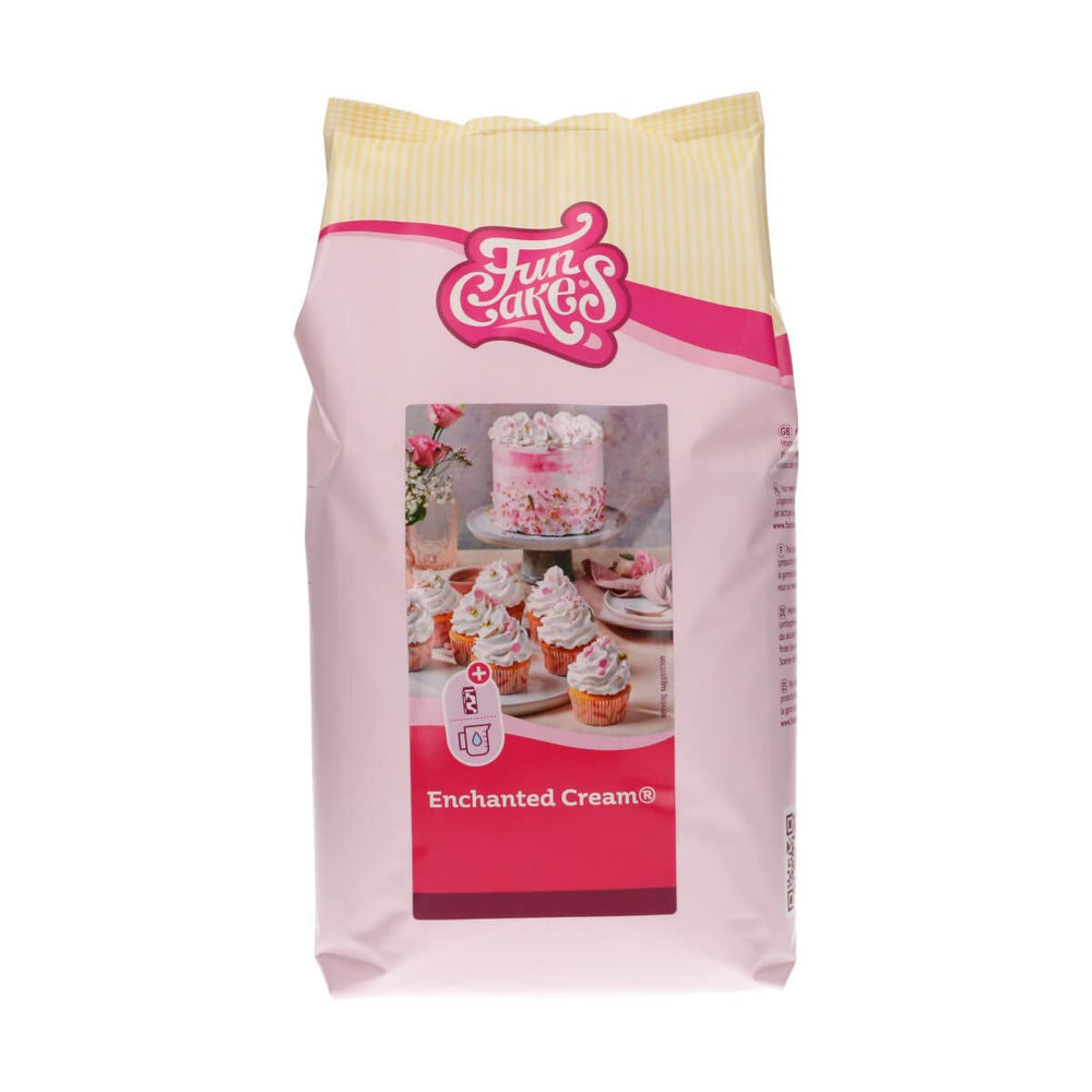 Funcakes Mix Für Enchanted Cream® : Einfach Zu Berübenende, Sehr Leichte Und Fauschige Schneeweiße Creme, Perfekt Zum Füllen Und Abdecken Von Kuchen Ouer Als Belag Für Cupcakes, Halal., 900 G Mélange pour la pâtisserie et la cuisson Naty Shop 4 Kg Vanille