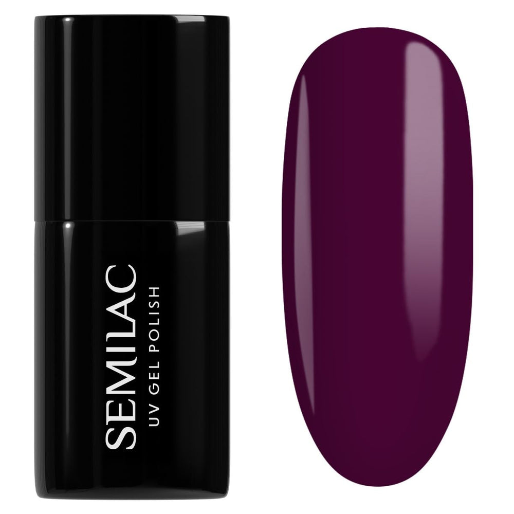 Semilac UV Nagellack Hybrid 404 Muffin aux haricots noirs 7 ml Kollektion Tastes of Fall