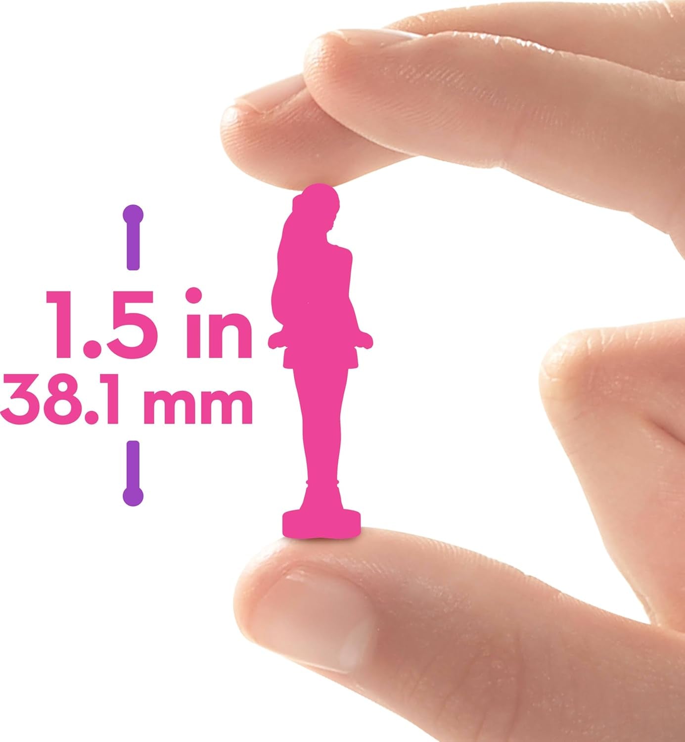 Mini BarbieLand Reveal Barbie, lot de 5, env. Poupées de 4 cm de haut avec surprise au déballage, diverses révélations (les styles peuvent varier), JCB27