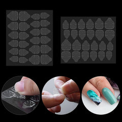 Bandes adhésives transparentes pour ongles, 360 pièces, colle Double face, décoration de manucure à faire soi-même