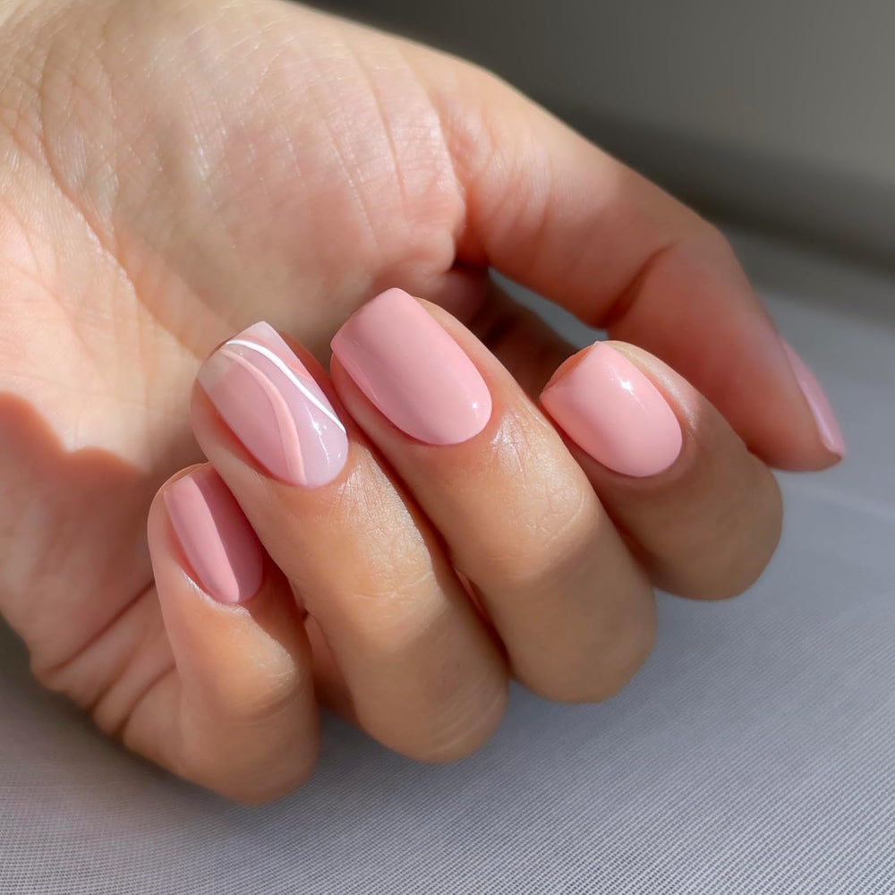 Vernis à ongles UV hybride Semilac 582 Rose naturelle 7 ml Collection Naked Nails