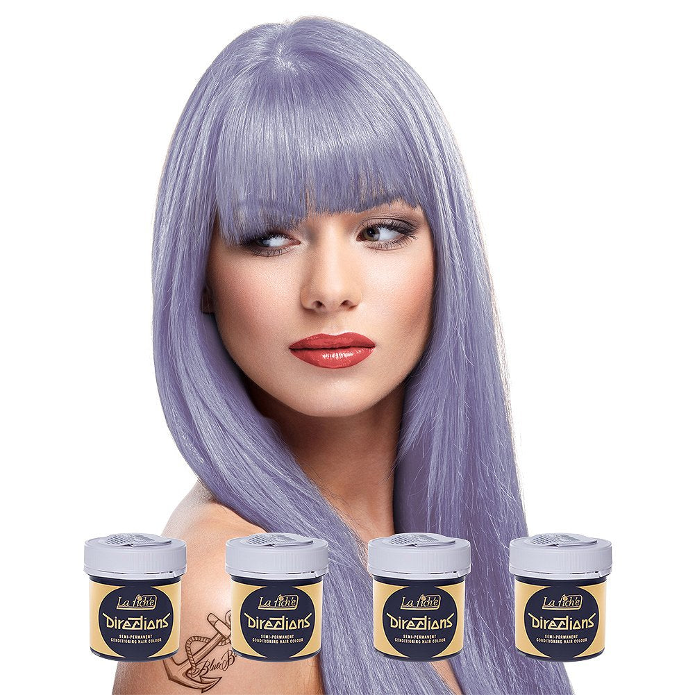 La Riché Pink Carnation 1 Pack (100ml) Naty Shop Wisteria Hair Dye - Violet 4 Pièces (Pack de 1)
