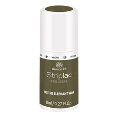 Vernis à ongles UV alessandro Striplac The Elephant Way – Délicat et longue tenue – S'enlève facilement grâce à la technologie de retrait – Vegan et cruelty-free – 8 ml