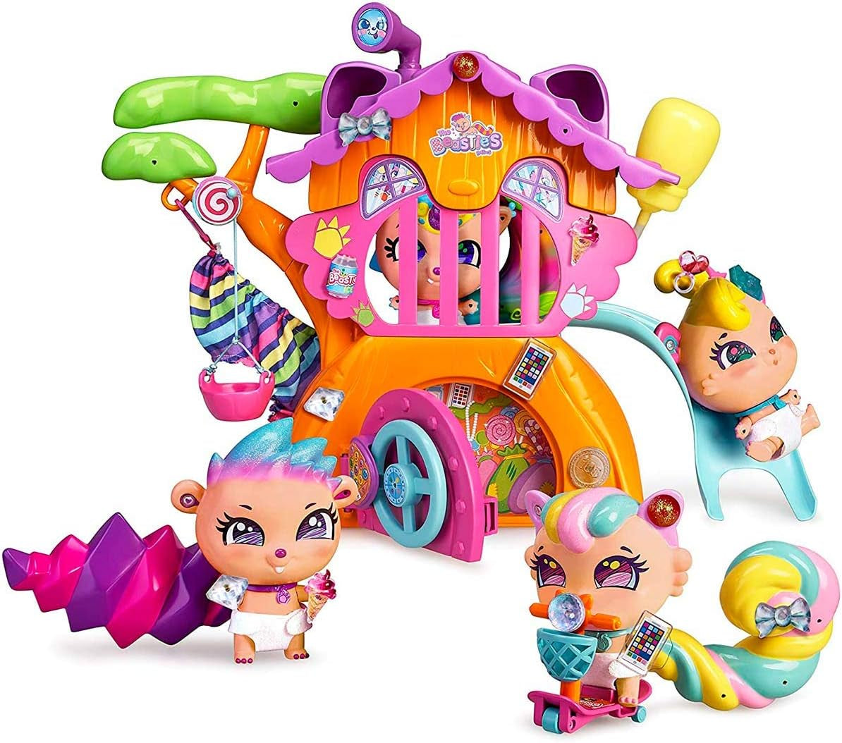 Les ventres de Bellyville - Beetree House, Beasties House Bellies Friends, accessoire de poupée, cadeaux (Famosa 700015795) Naty Shop Dollhouses