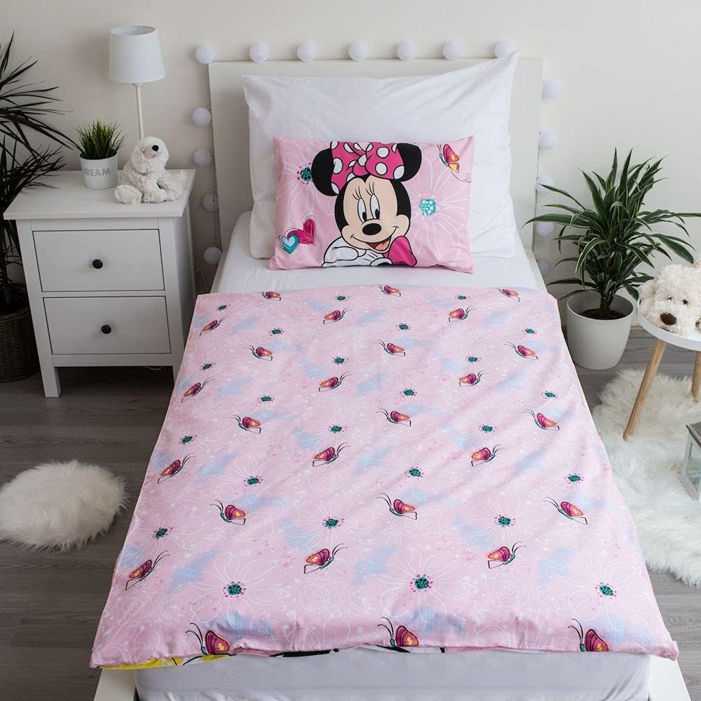 Parure de lit enfant Minnie Mouse, en coton Literie - enfant Naty Shop