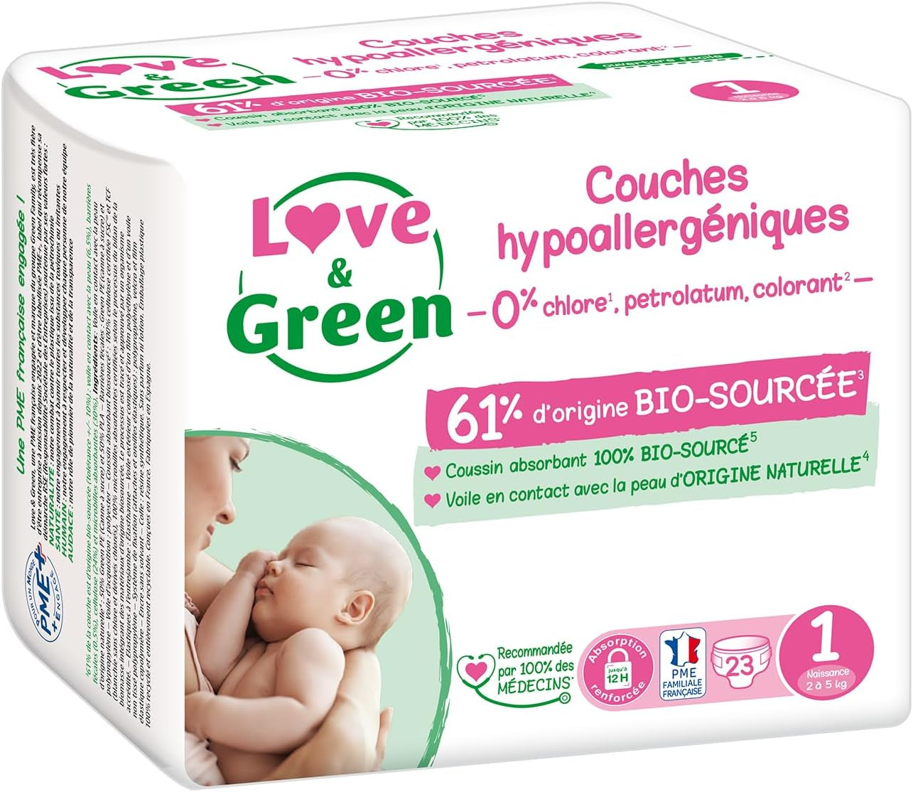 Couches hypoallergéniques pour bébés