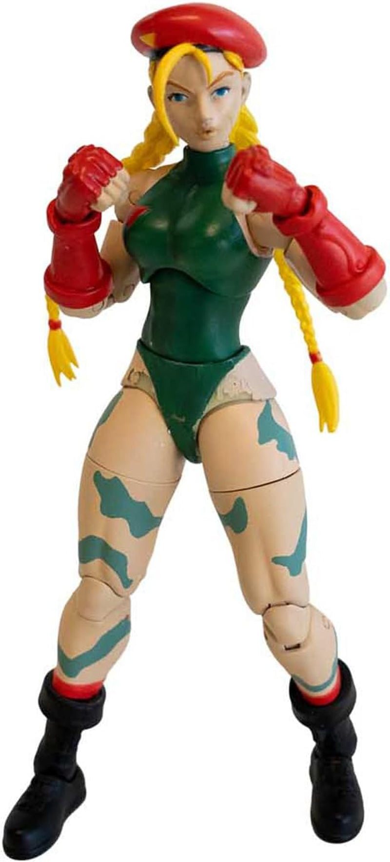 Jada Toys Street Fighter Figure Guile (15 cm) - Street Fighter 2 : The Final Challengers Action & Figurine mobile à collectionner avec tête, mains et accessoires alternatifs à partir de 13 ans Figurines Naty Shop Cammy