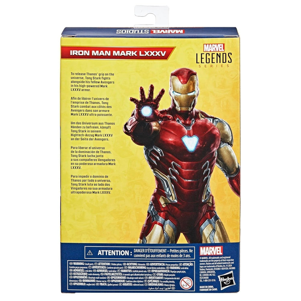 Marvel Legends Series Iron Man Mark LXXXV Avengers : Endgame Figurine 6 pouces Figurines Naty Shop