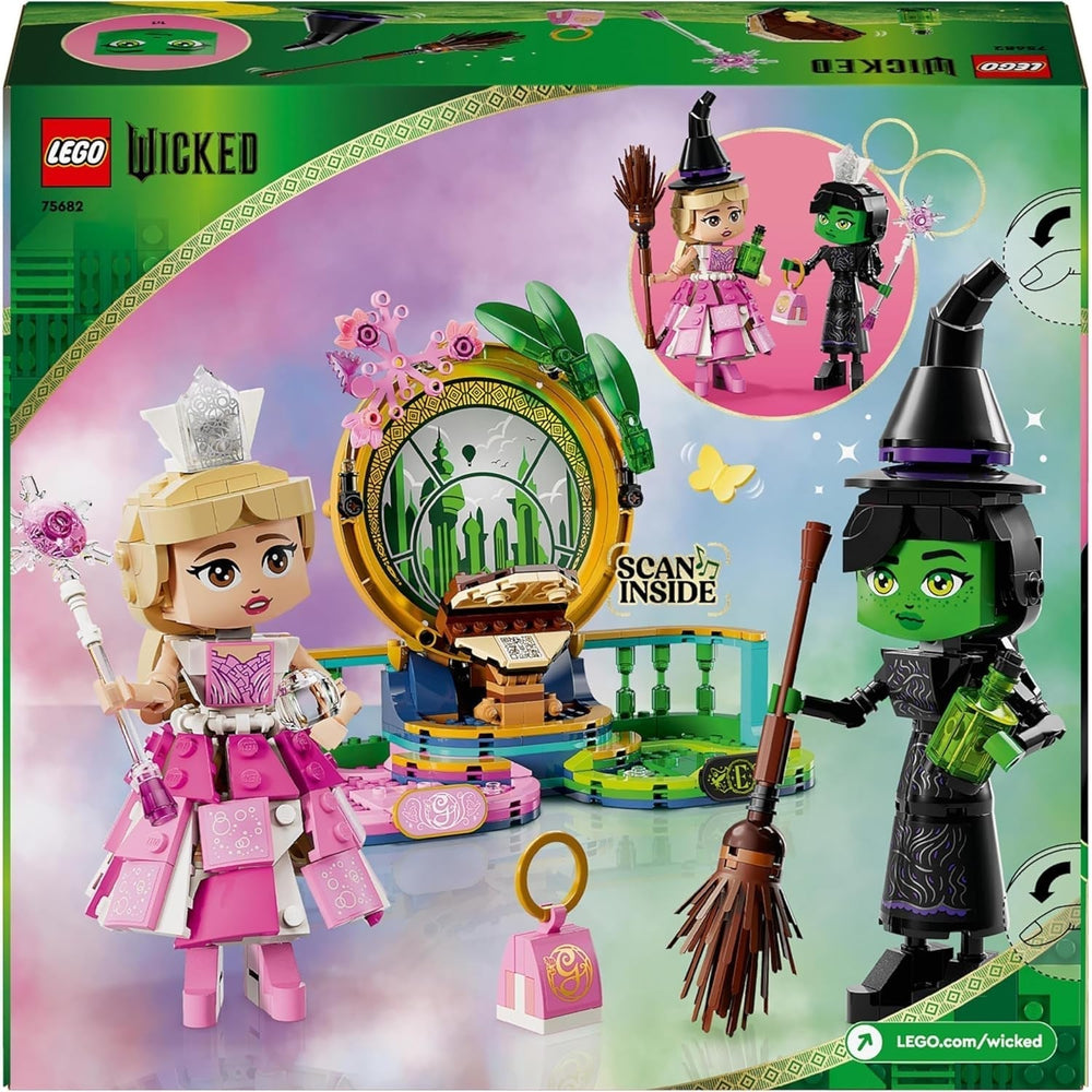 Poupées LEGO Wicked Elphaba et Glinda - figurine à collectionner des sorcières d'Oz - cadeau créatif pour les filles de plus de 10 ans et les fans du film - 75682 Jeux de construction Besuche den LEGO-Store
