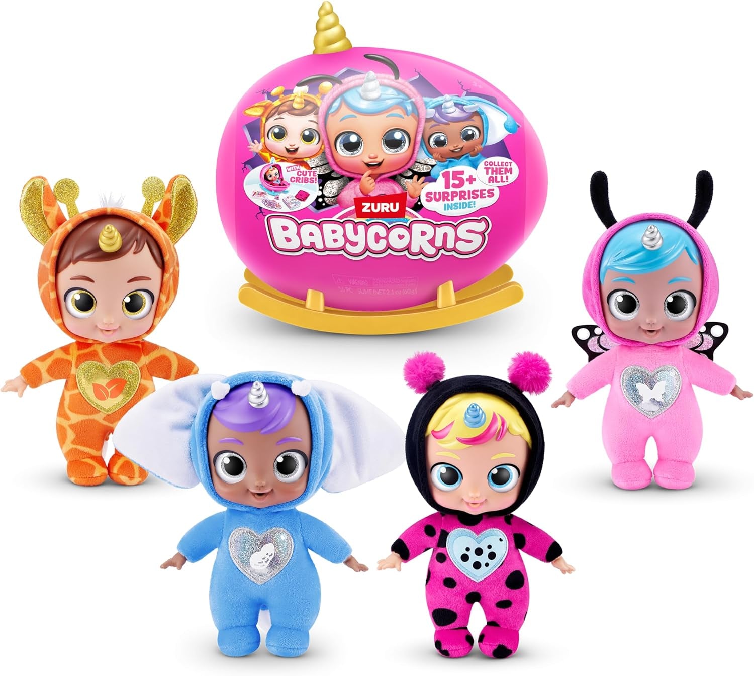 Babycorns Magic Dolls Série 1 Petite (Skylar) par ZURU, Surprise, Unboxing, Bébé Fille, Poupée