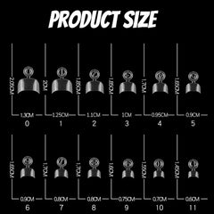 Faux ongles ovales, 12 tailles, pointes courtes, demi-couverture française, pour bricolage, Salon de manucure, Transparent, 600 pièces