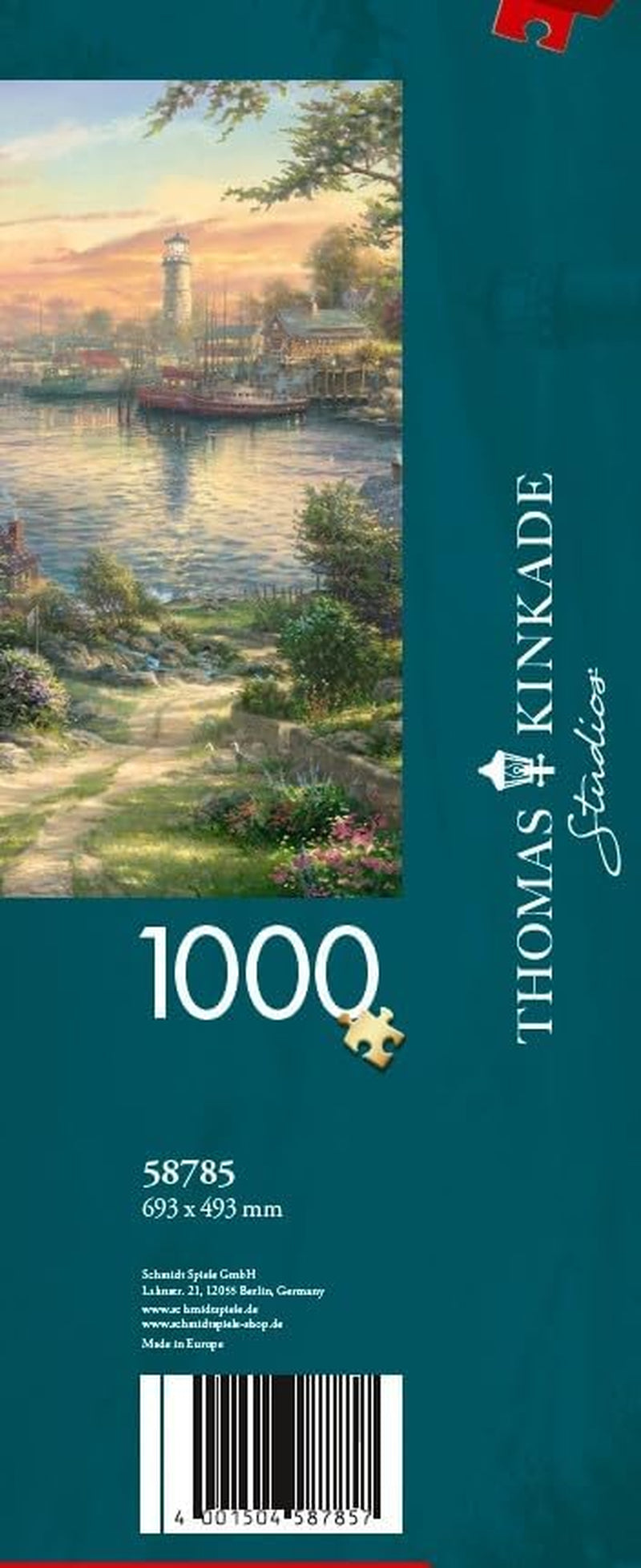 Schmidt Spiele 58785 Thomas Kinkade, port de la Nouvelle-Angleterre, puzzle 1000 pièces, coloré Puzzle Naty Shop