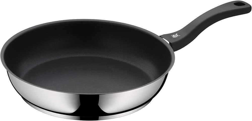 Poêle WMF Devil 28 cm, poêle à induction, acier inoxydable Cromargan, poignée en plastique Casseroles et poêles Naty Shop Convient pour l'induction