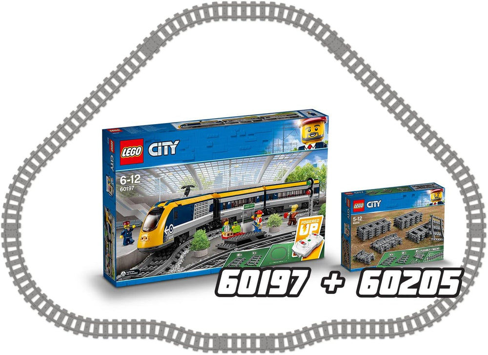 LEGO 60205 City Tracks Ensemble d'extension 20 pièces pour enfants Garçons et filles Ensemble de jouets Jeux de construction Besuche den LEGO-Store