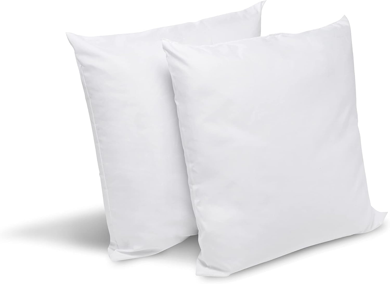 Bleu Câlin lot de 2 oreillers anti-acariens, anti-insectes, confort moelleux, 60 X 60 Cm, housse microfibre, protection intégrale, oreillers standard Naty Shop blanc