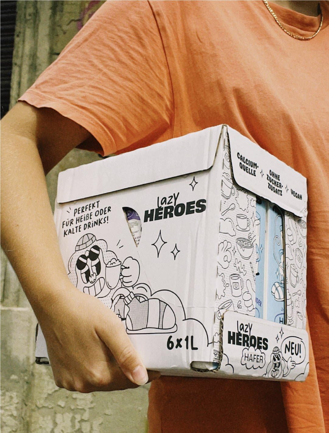 Lazy Heroes Hafer Boisson végétarienne à l'avoine sans gluten avec vitamine D