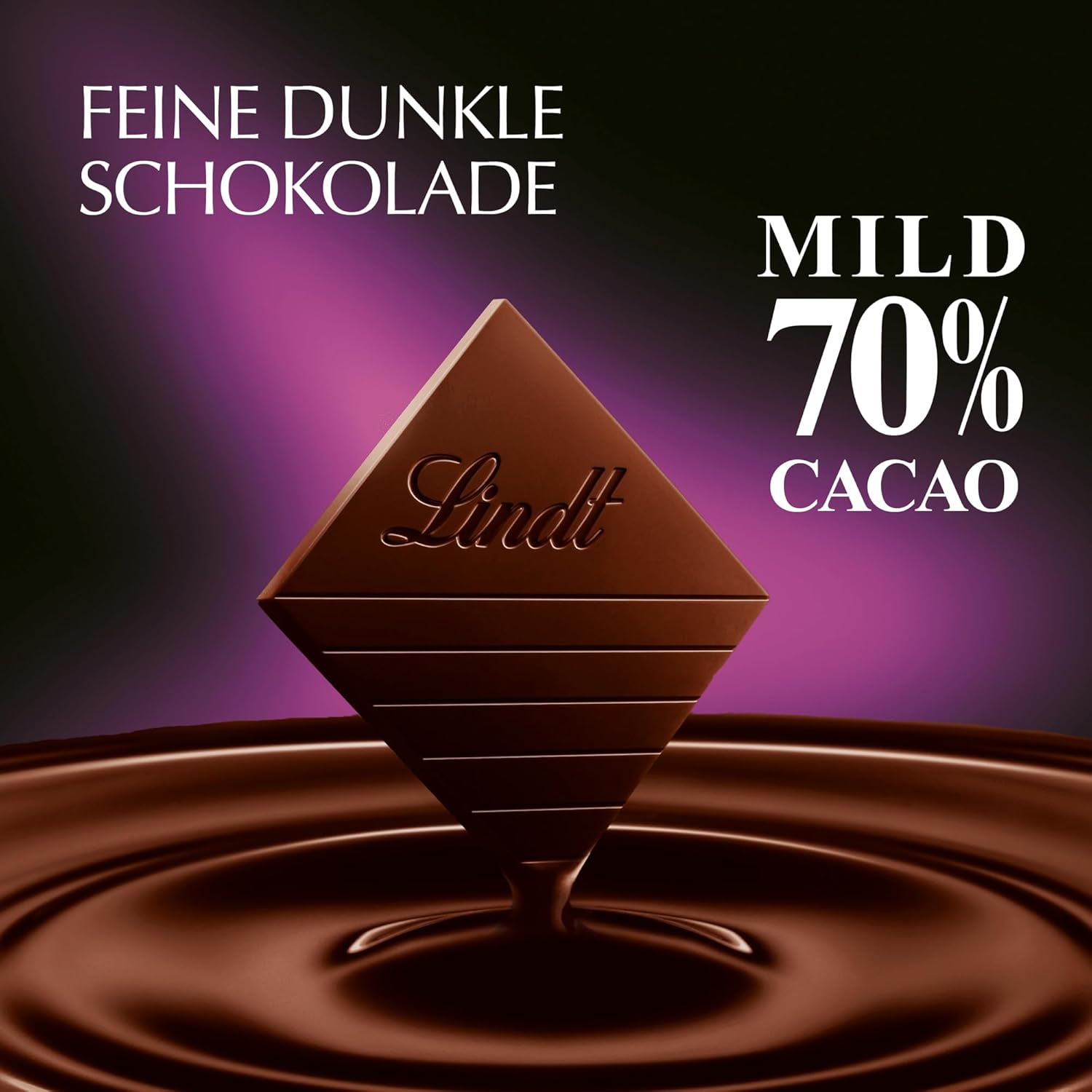 Lindt Excellence Barre de cacao à 78 pour cent - Barre végétalienne à persistance d'intensité de cacao 100 g Cadeau idéal