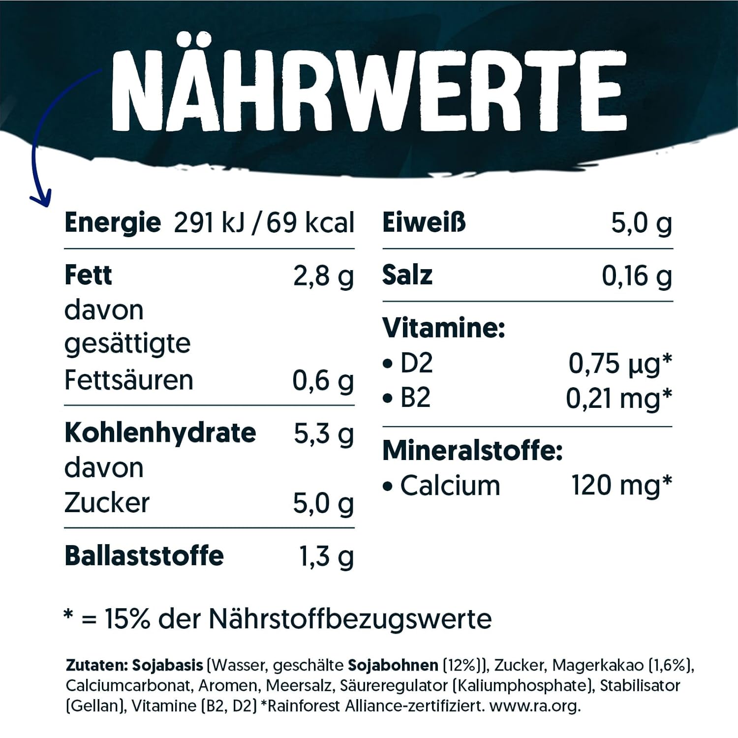 Alpro Sojadrink, Vanillegeschmack, Pflanzlicher Drink, végétalien, sans lactose, sans gluten, UHT, 15x250ml, paquet de 15