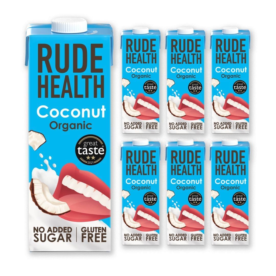 Rude Health Noix de Coco Biologique - Biologique Végétalien Sans Sucre Ajouté