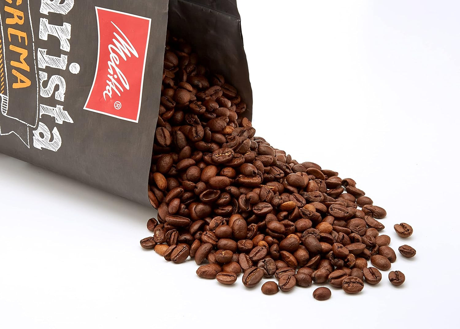 Melitta Barista Classic Crema grains de café entiers 1 kg grains de café non moulus pour machines à expresso automatiques force de torréfaction moyenne 3 (paquet de 2)