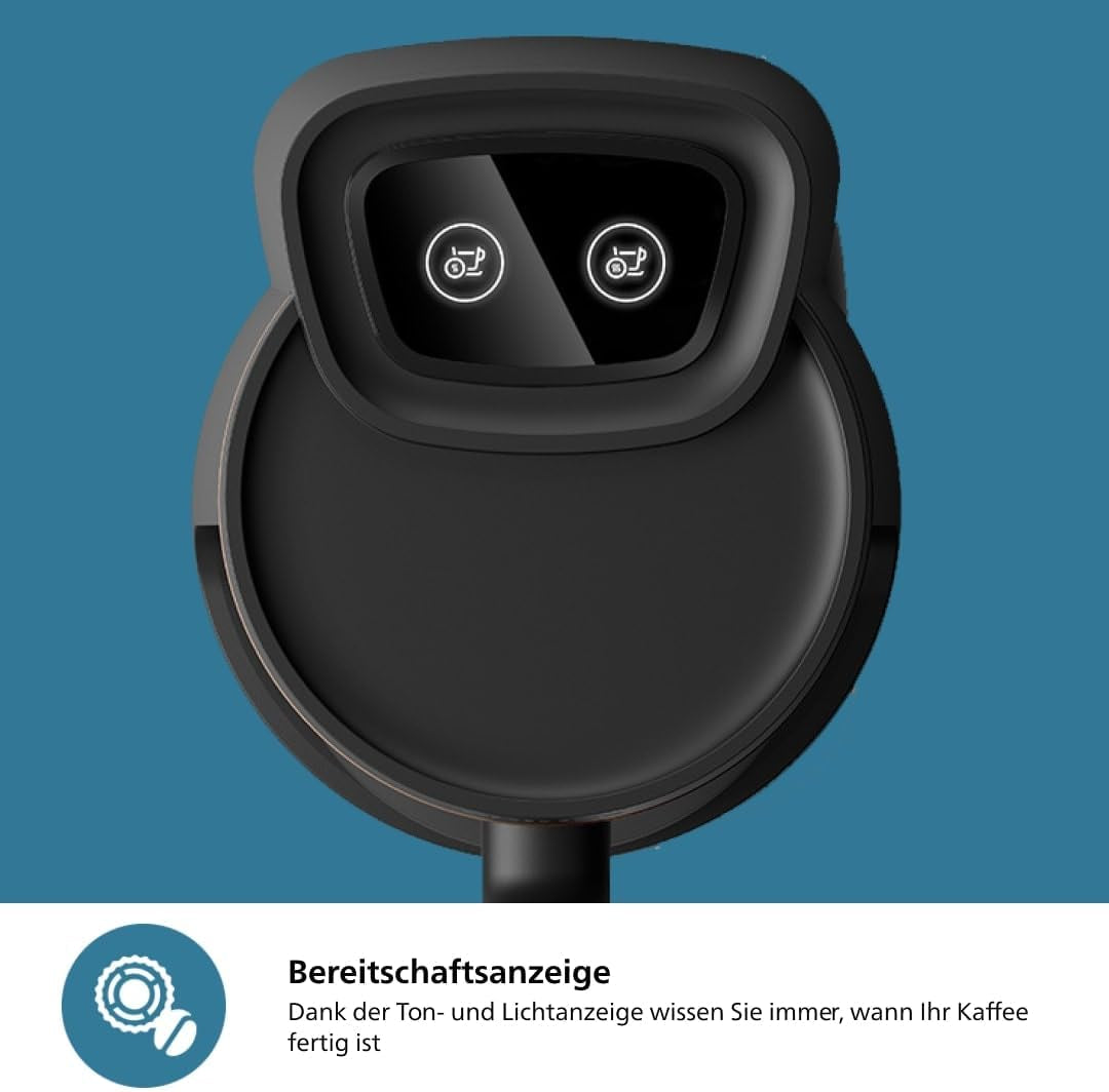 PHILIPS Cafetière turque série 5000 – Fonction d'infusion lente, capacité de 4 tasses, protection contre la surchauffe et les déversements, indicateur de fonctionnement, boutons faciles à utiliser, arrêt automatique (HDA150/60)