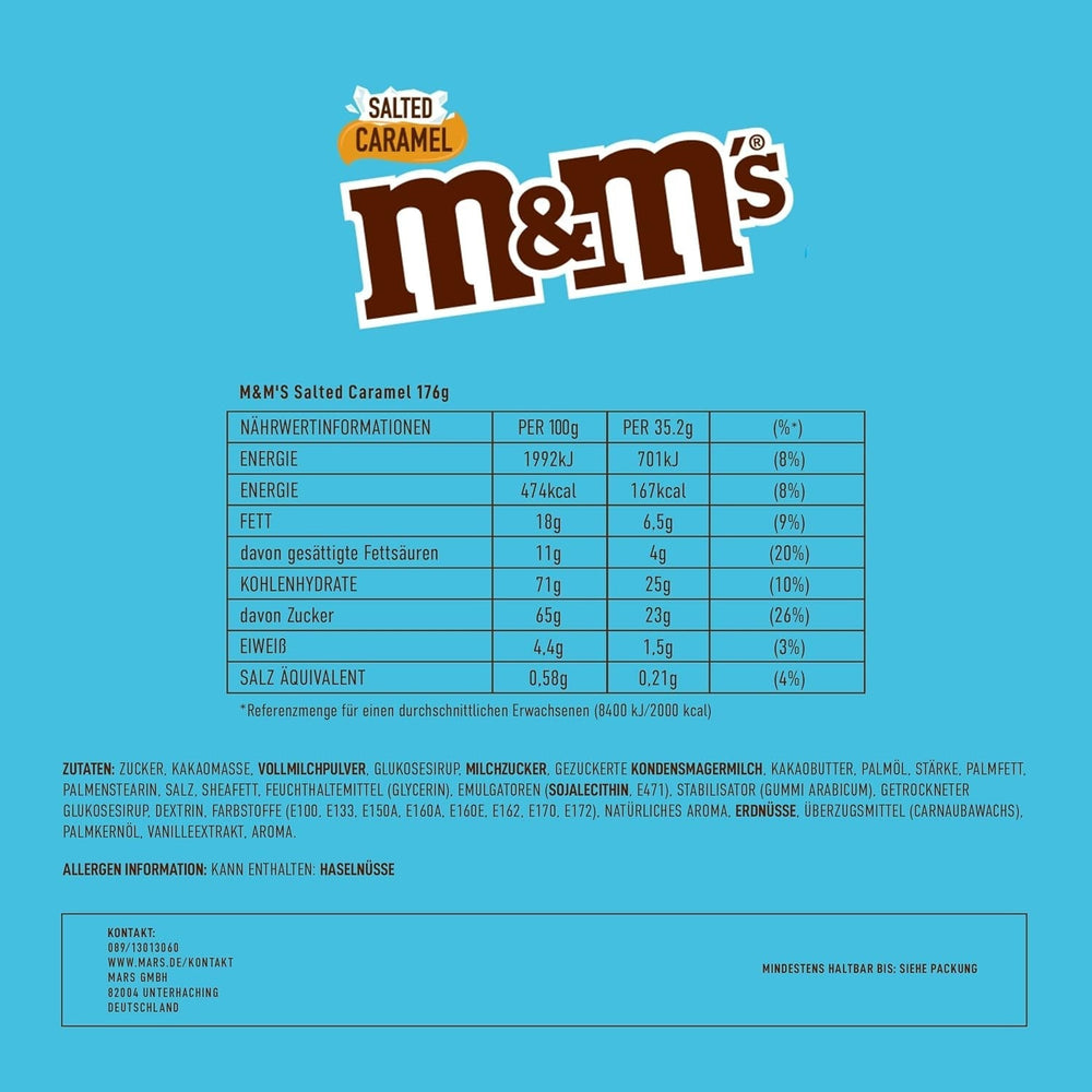 Divers assortiments M&M's Bonbons au chocolat Naty Shop